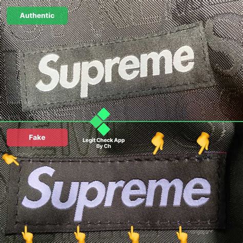 how to spot fake supreme bag|how to check for fake supreme.